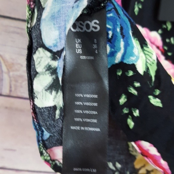 NWT ASOS Petite Floral Pocket Skirt Size 4 - Picture 2 of 7